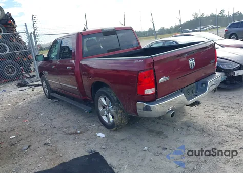 2017 Ram 1500 Slt из США, поврежденный, VIN 1C6RR6LTXHS542851